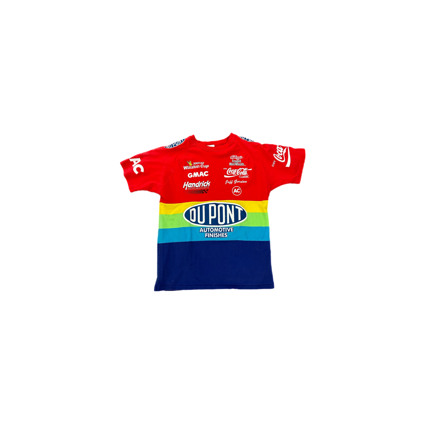 Vintage Racing Jeff Gordan Color Block Tee - Size Large