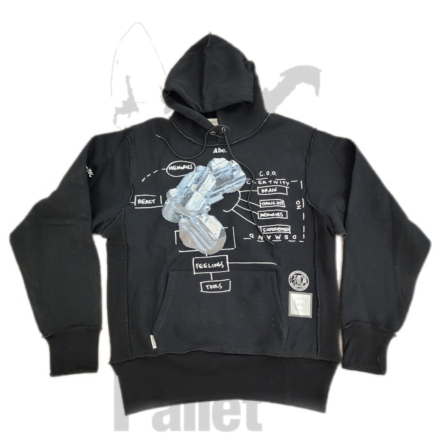 Advisory Board Crystals - "Planet Saving Black Hoodie" - Size Large
