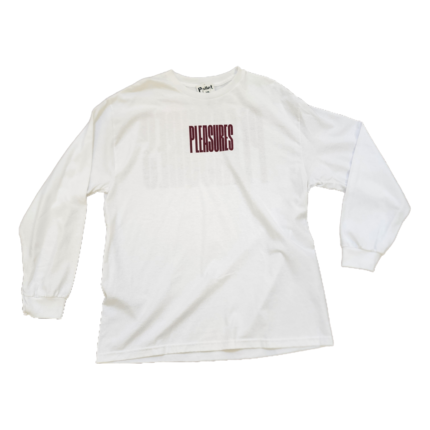 Pleasures Master White Long Sleeve - Size X-Large