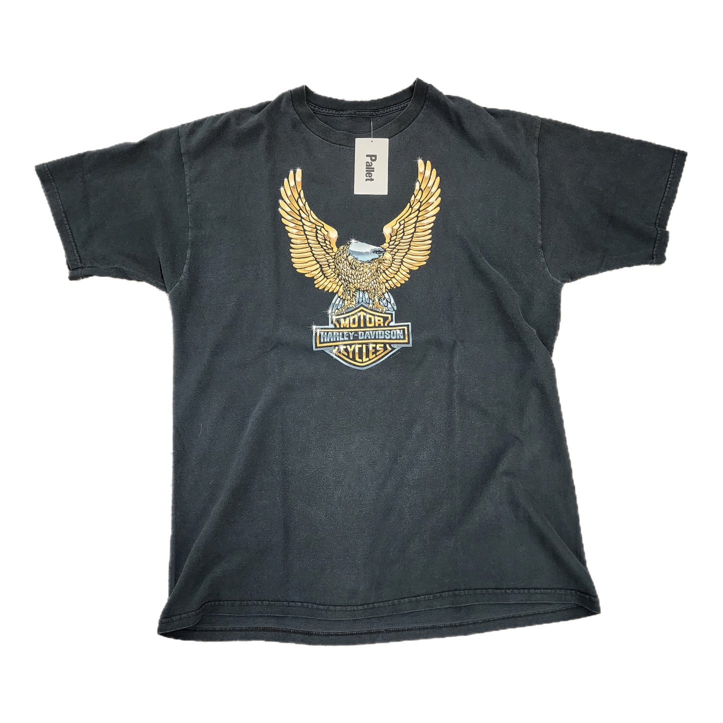 Harley Davidson Eagle New York Black Tee - Size XX-Large