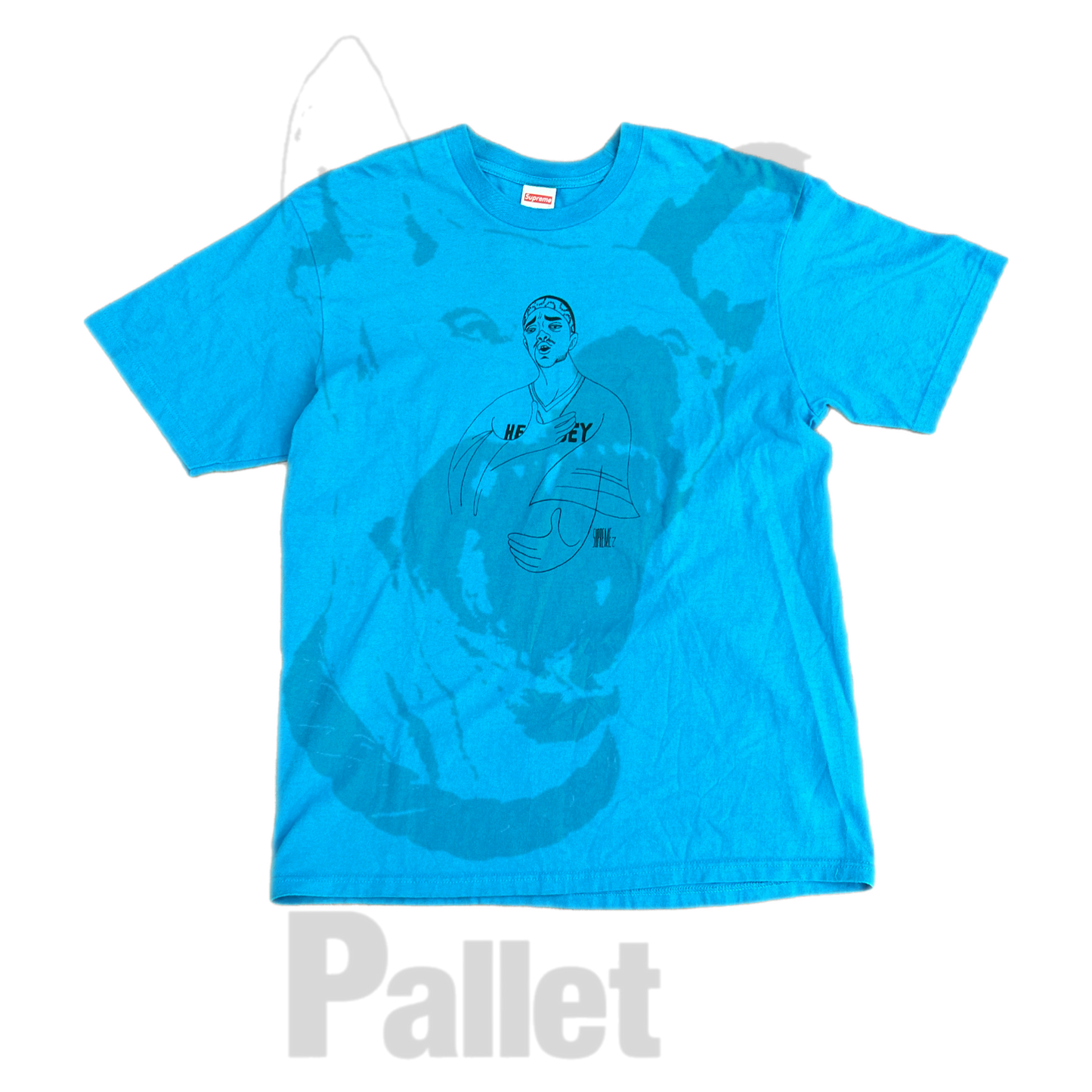 Supreme -" Prodigy Teal Tee"- Size Large