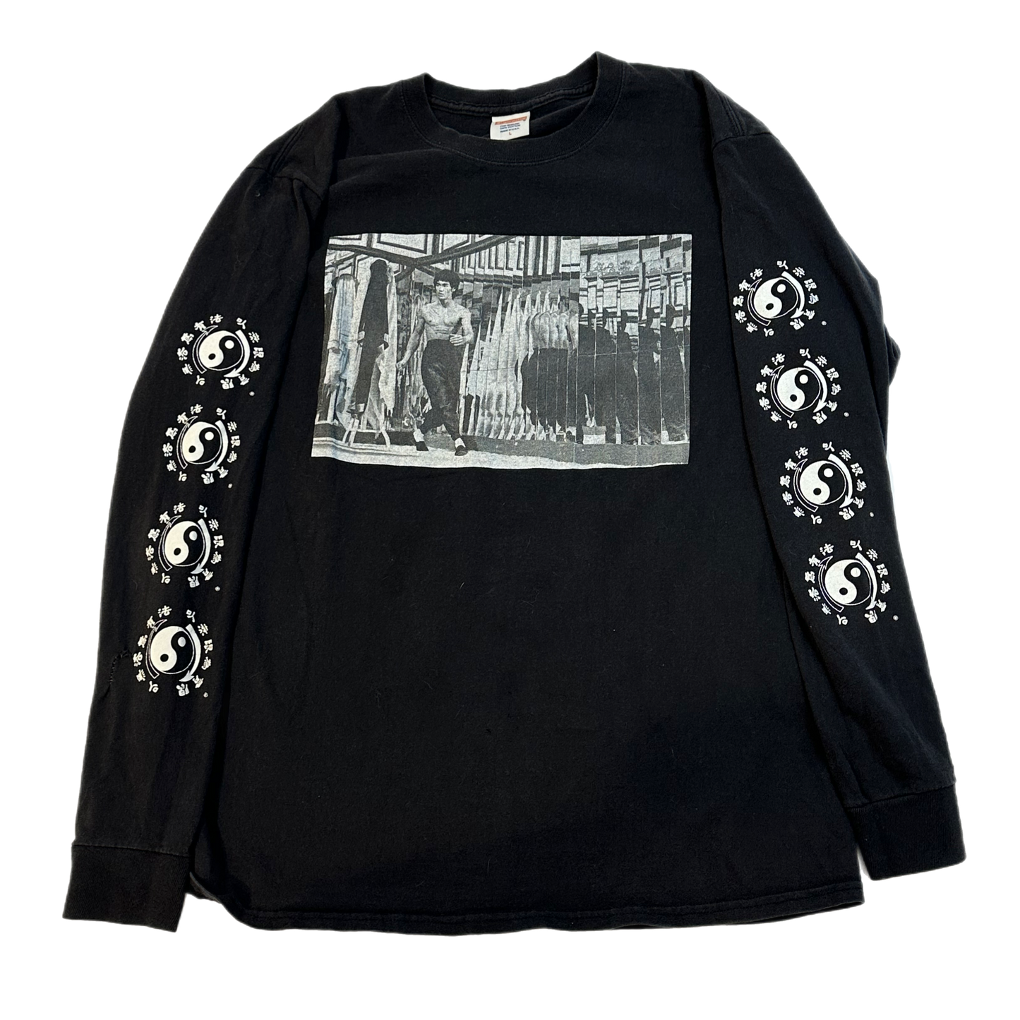 Supreme -" Bruce Lee Black Long Sleeve "- Size Large