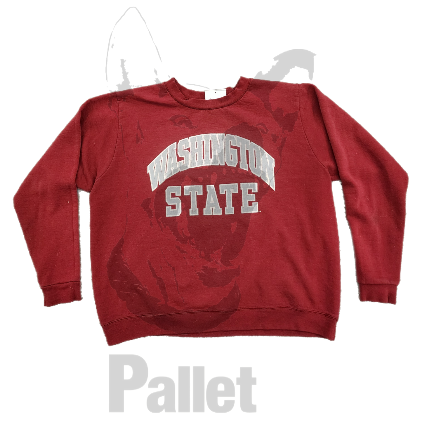 Vintage - "Washington State Red Crewneck" - Size Large