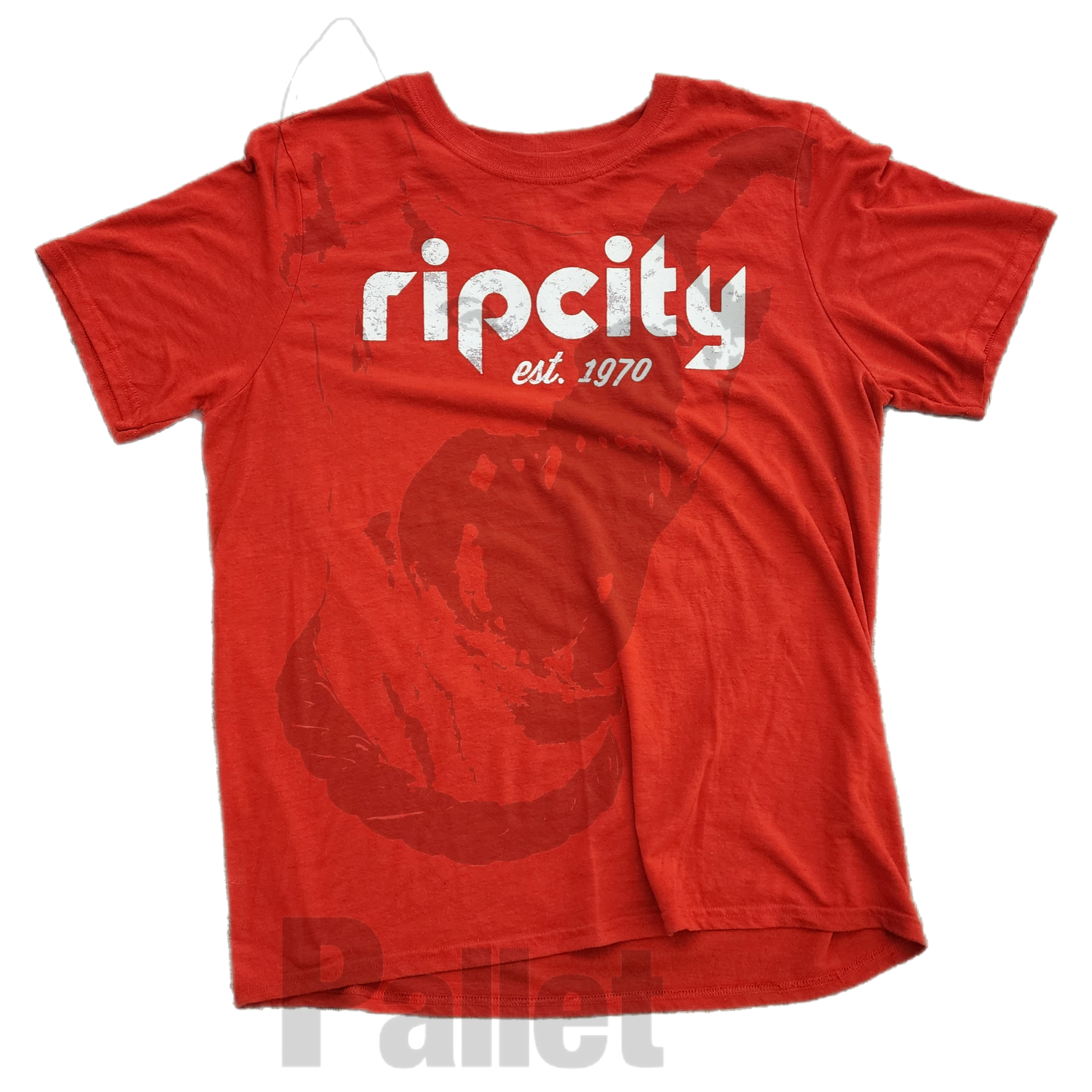 Trail Blazers - "Rip City Red Tee" - Size Large