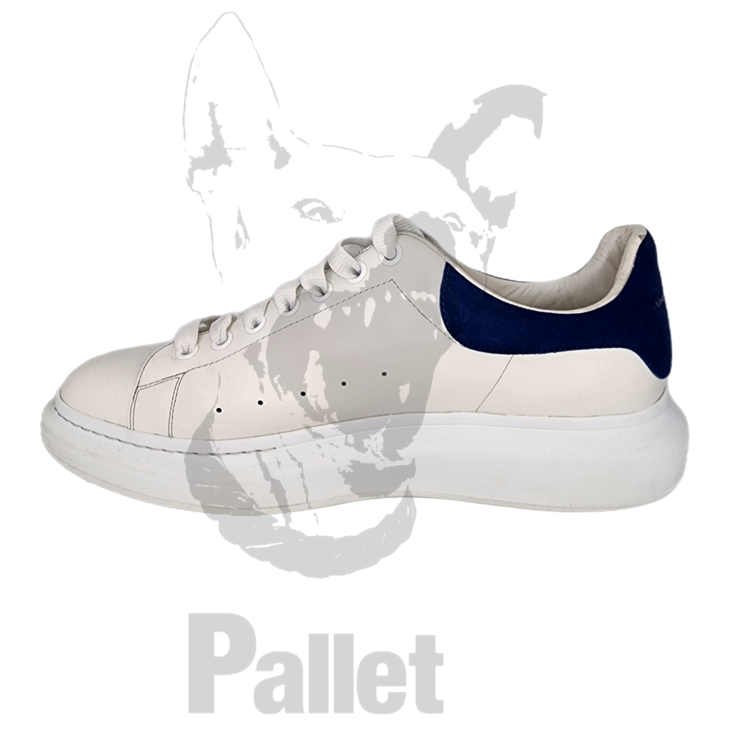 Alexander McQueen - " Oversized White Blue" - Size 46