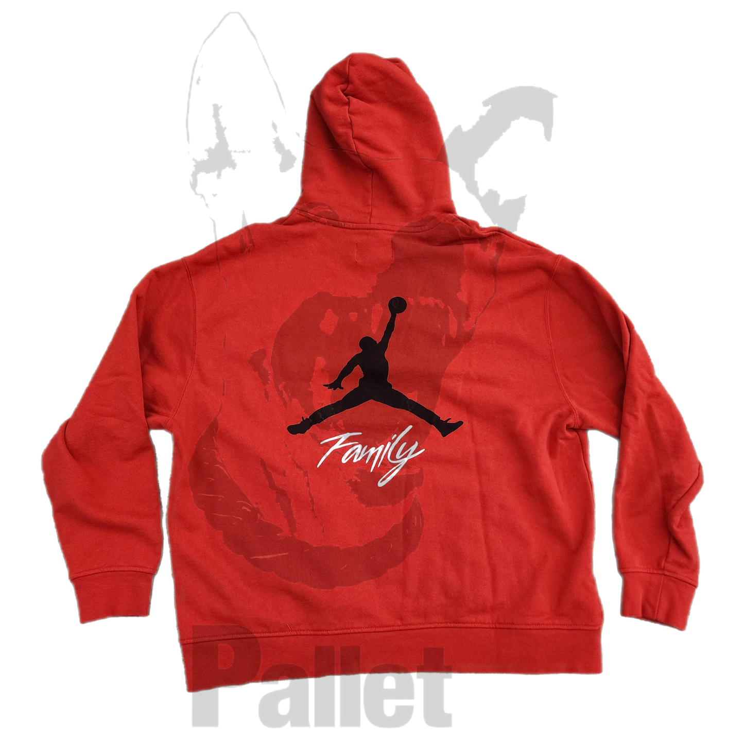 Jordan -" Family Red Hoodie"- Size XX-Large