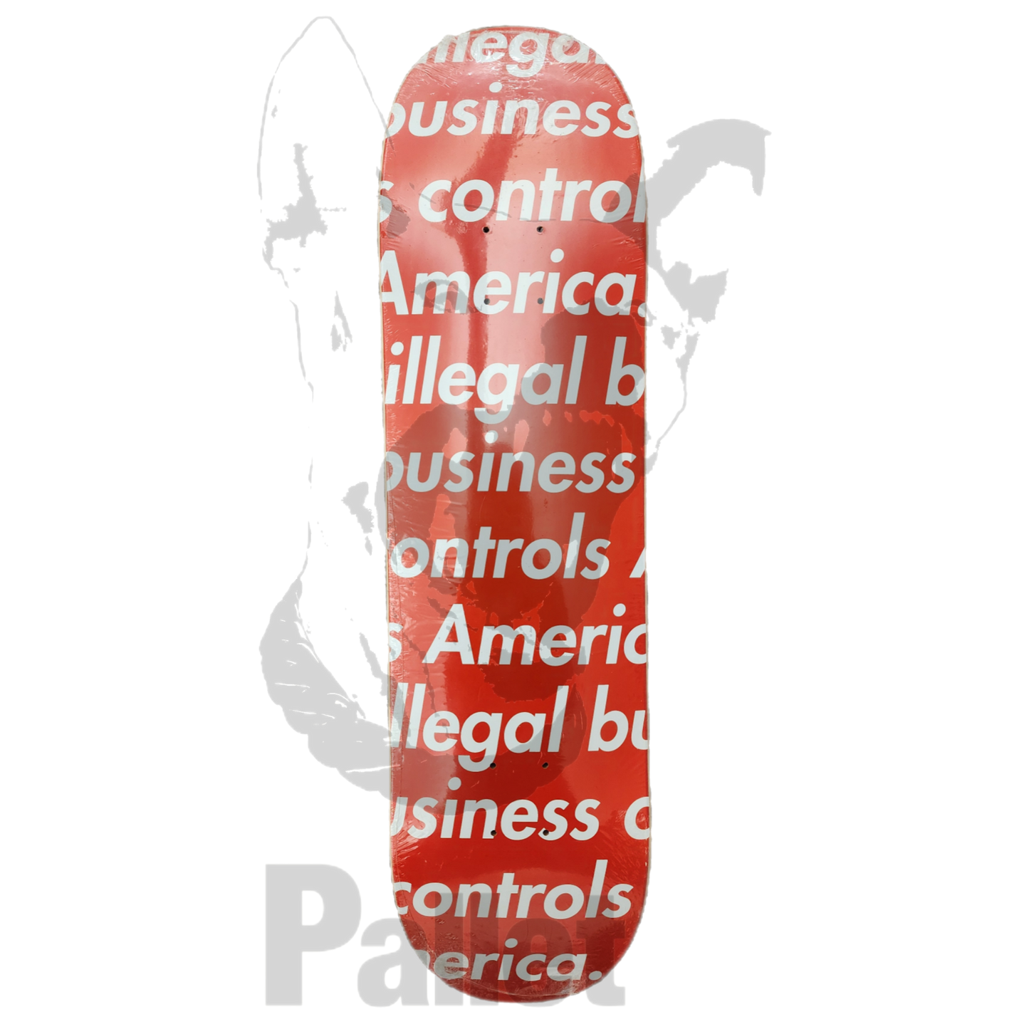 Supreme -" illegal Business Controls America Red Deck"-