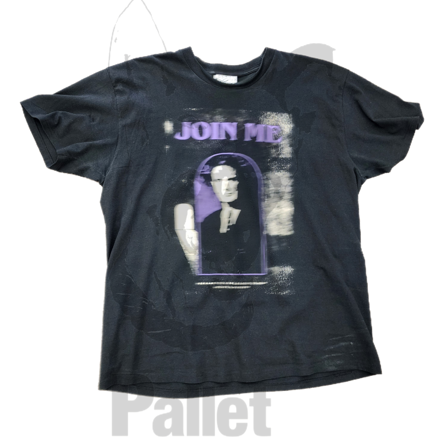 Vintage - "Unsolved Mysterys Black Tee" - Size X-Large