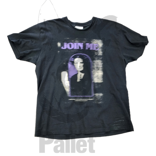 Vintage - "Unsolved Mysterys Black Tee" - Size X-Large