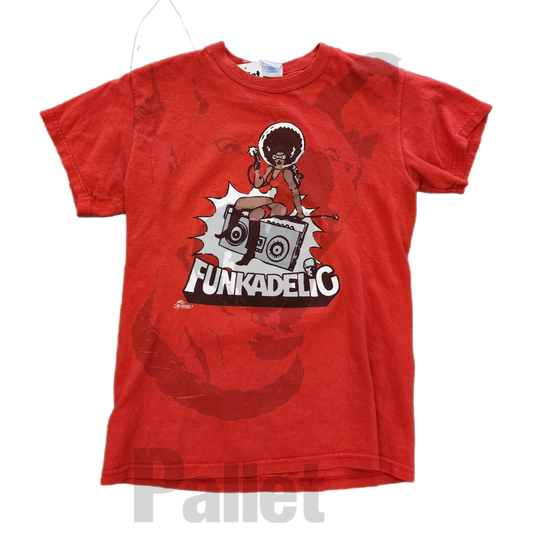 Vintage -" Funkadelic Red tee"- Size small