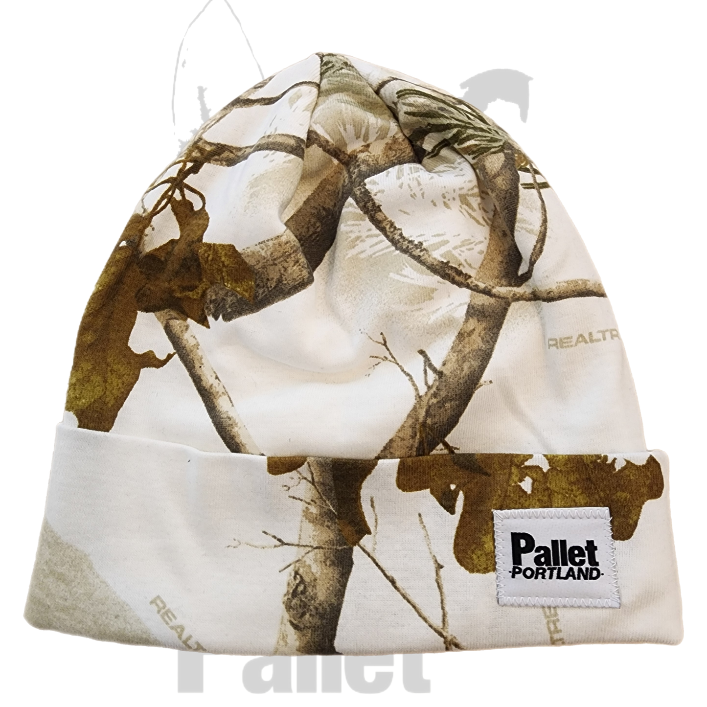 Pallet Portland -"Realtree Snow Camo Beanie" -Size OS