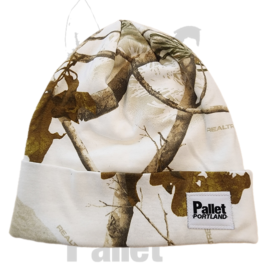 Pallet Portland -"Realtree Snow Camo Beanie" -Size OS