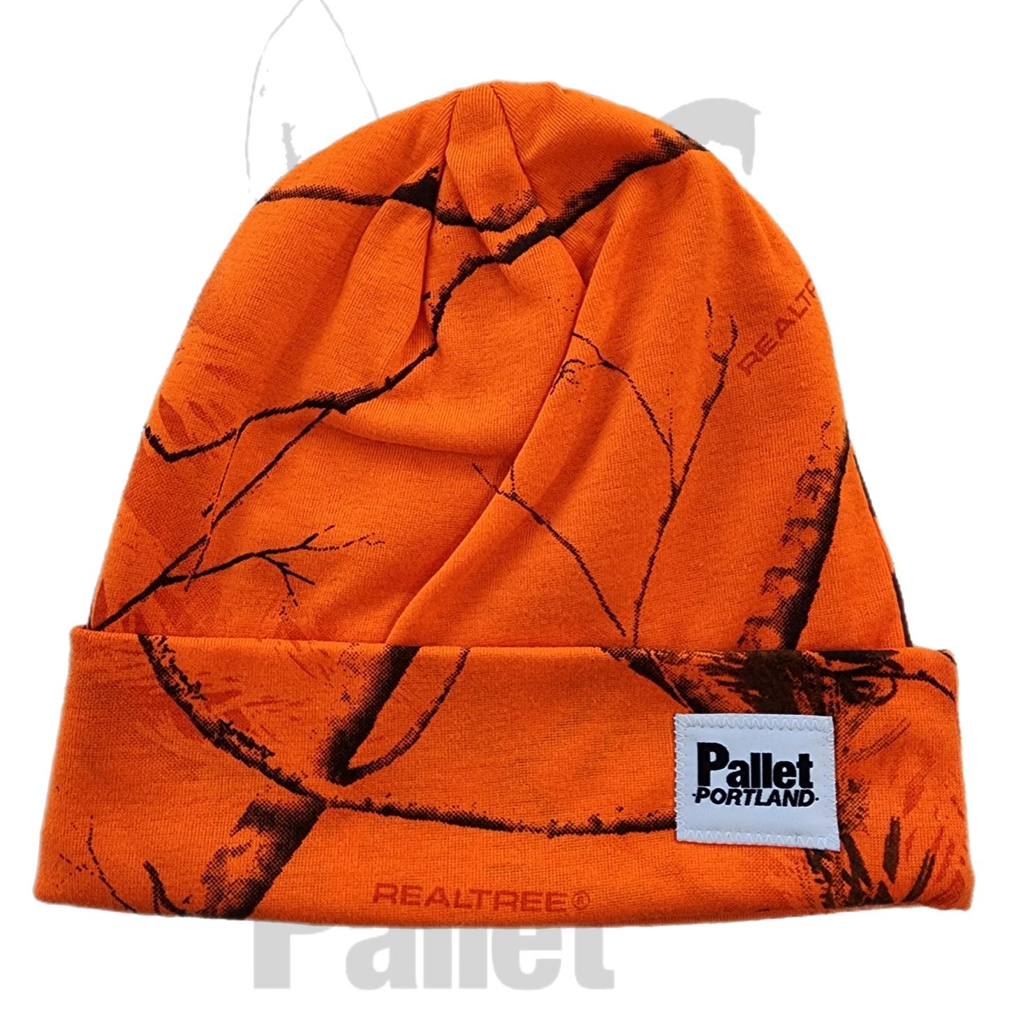 Pallet Portland -"Orange Realtree Camo Beanie" -Size OS