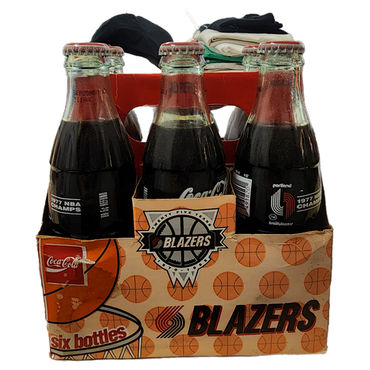 Vintage -" Trail Blazers Coke bottles "-