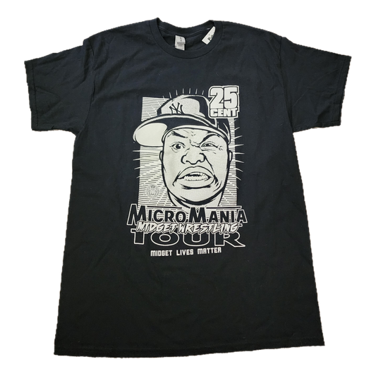 Micro Mania Black Tour Tee - SIze X-Large