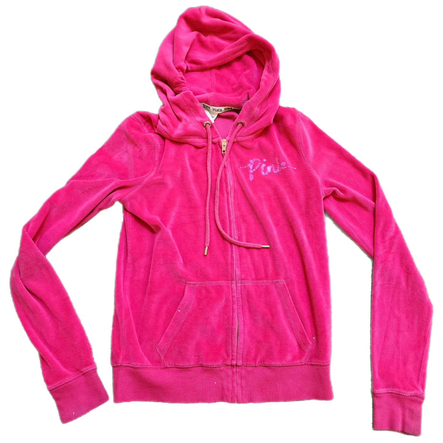 Juicy Couture Pink Zip Up - Size Small