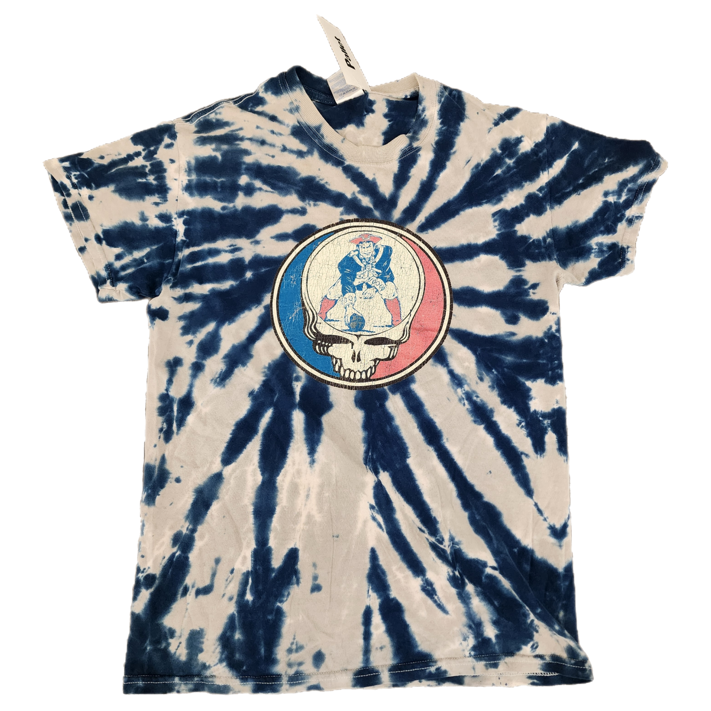 Vintage Grateful Dead Patriots Tie Dye Tee - Size S