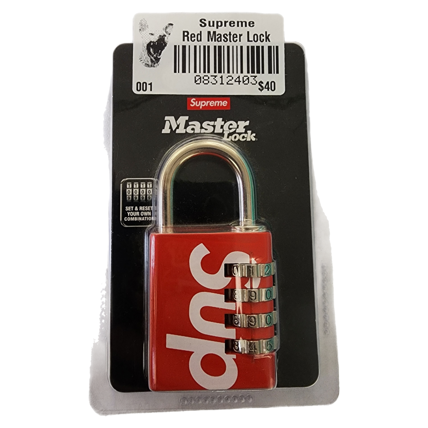 Supreme Master Lock Red