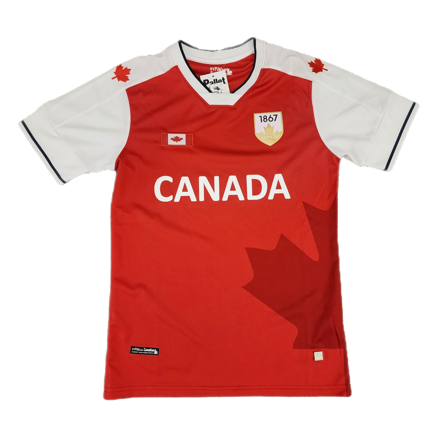 Canada 1867 Red Soccer Jersey - Size X-Small