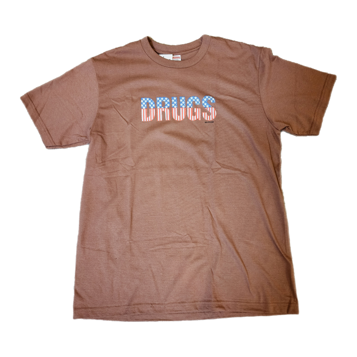 Supreme Drug USA Brown Tee - Size Medium