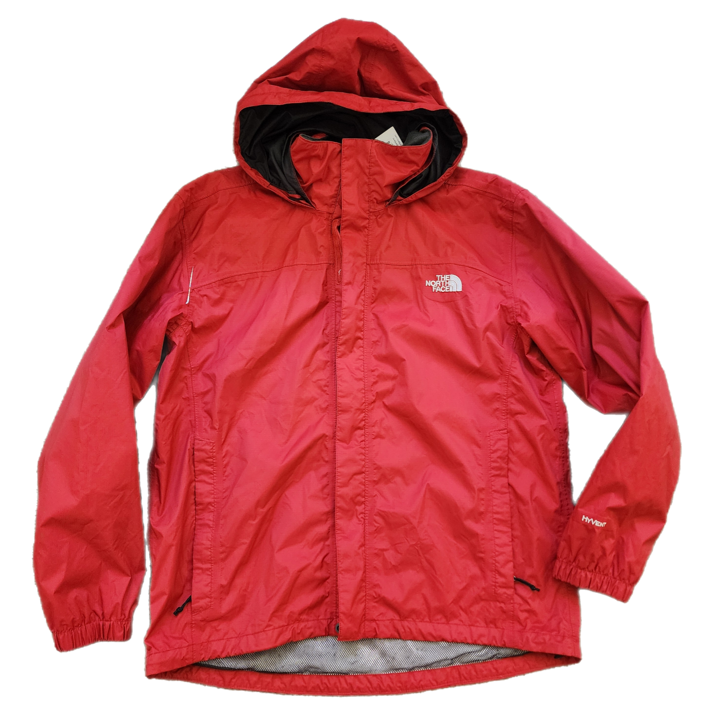 The North Face Hyvent Red Rain Jacket - Size Large