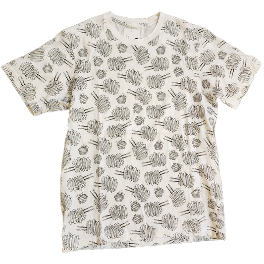 Uniqlo Kaws Peanuts White Tee - Size Medium