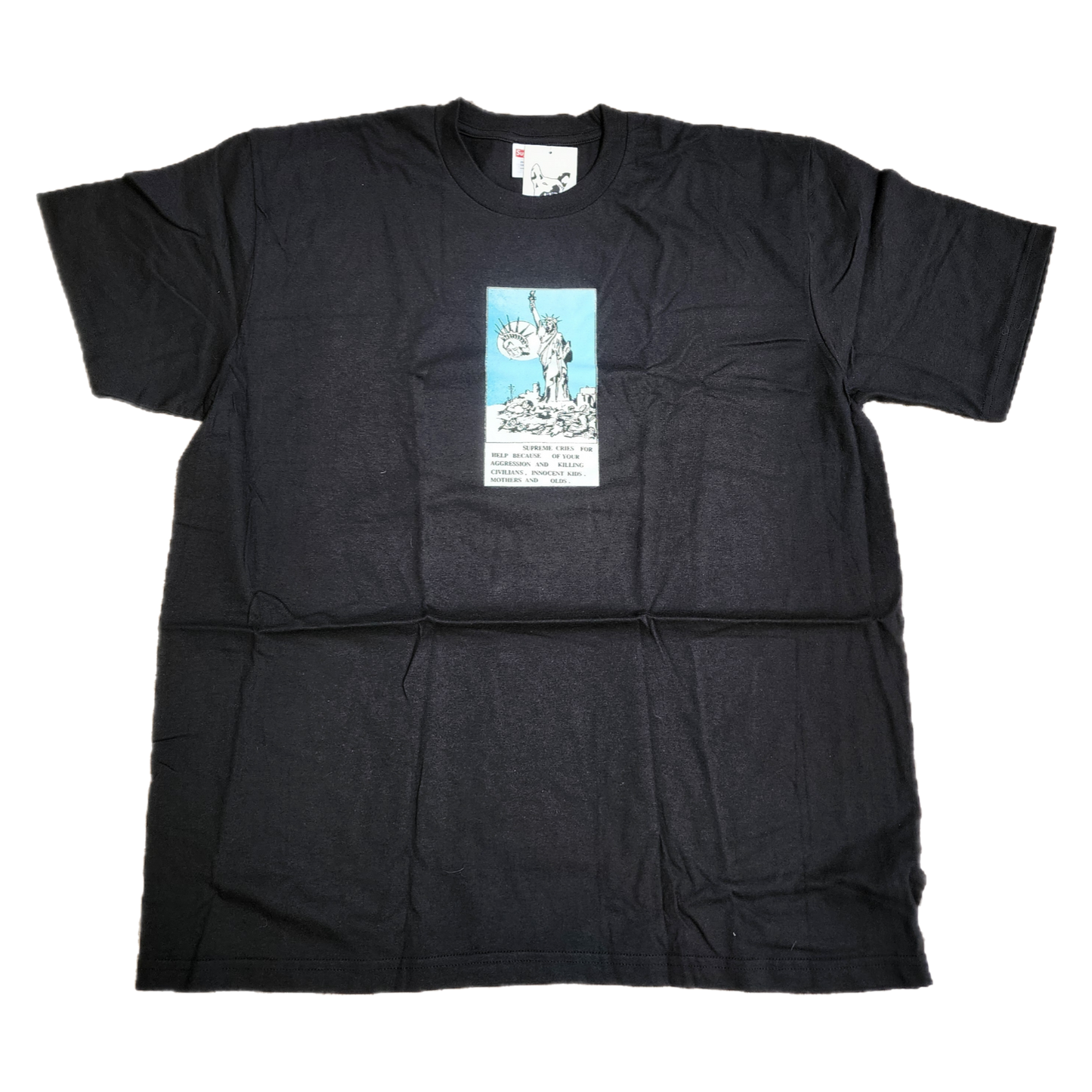 Supreme Liberty Black Tee - Size X-Large