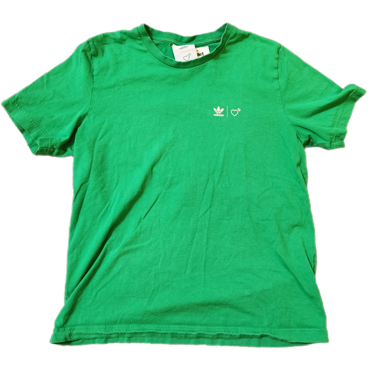 Adidas Human Made Trophy Green Tee - Size Medium