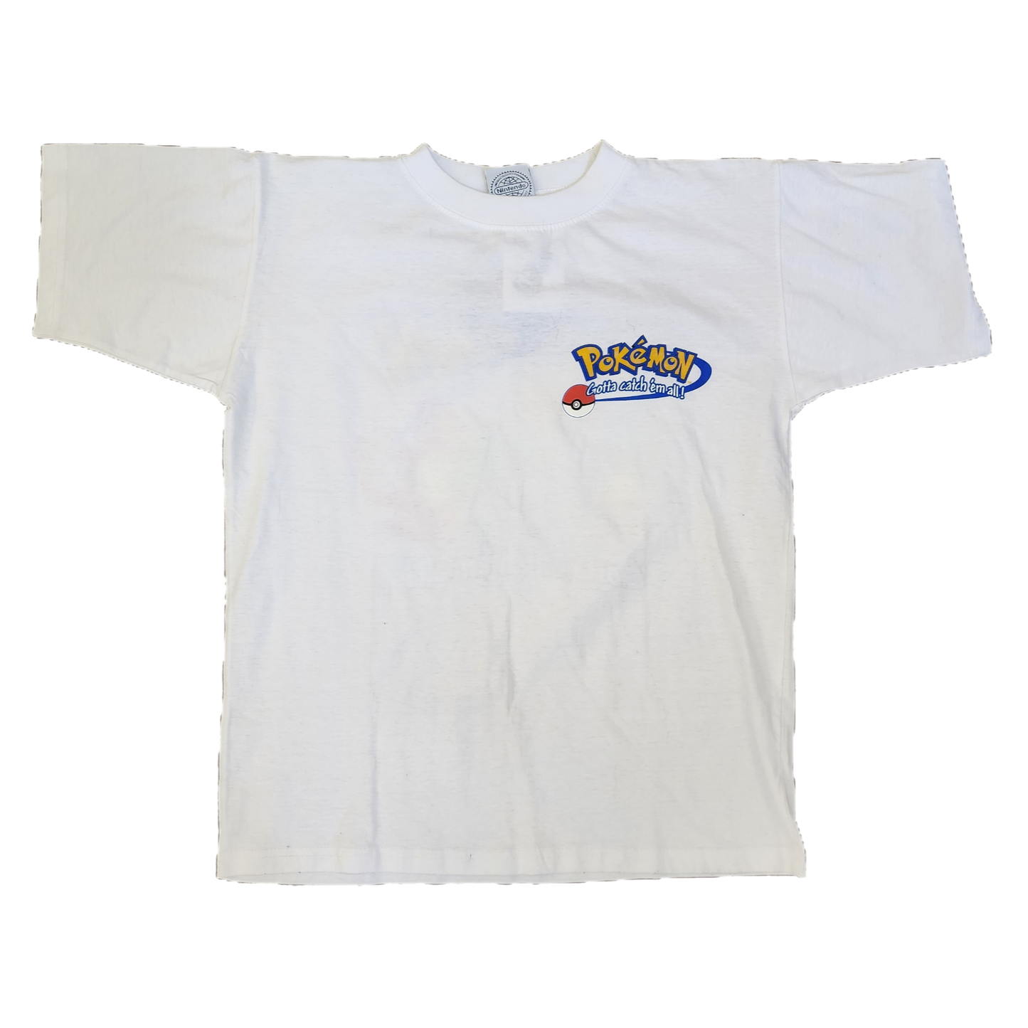 Vintage Pokemon Starters White Tee - Size Medium