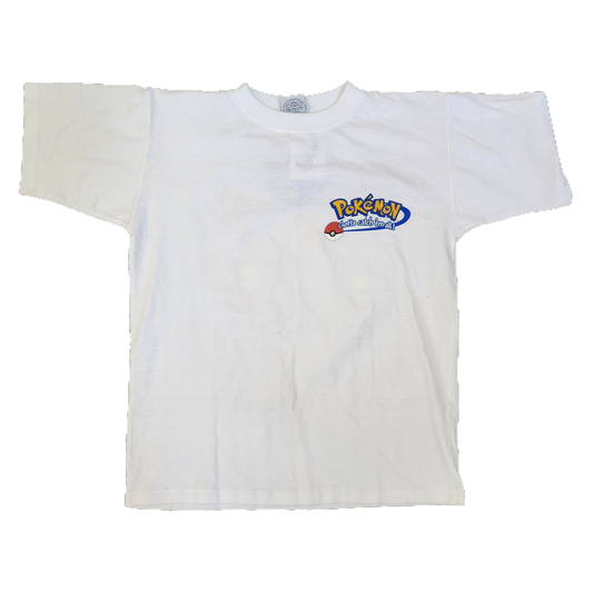 Vintage Pokemon Starters White Tee - Size Medium