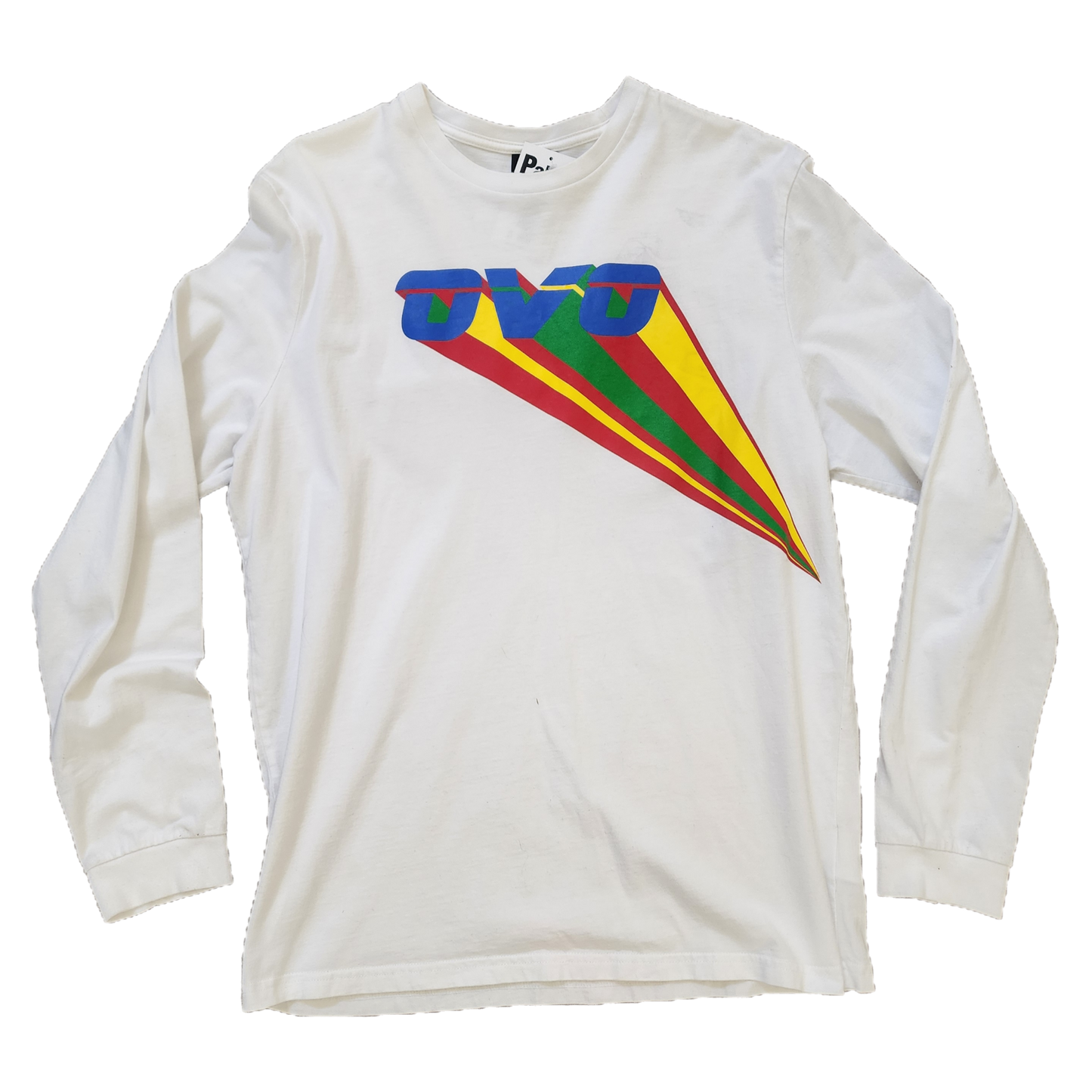 OVO Color Blast White Long Sleeve - Size X-Large