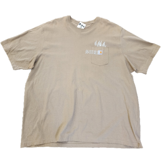 Carhart Pocket Tee Tan - Size XXXX-Large