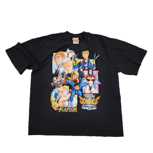 Heresy Tees Class of 97 Capcom Black Tee - Size X-Large