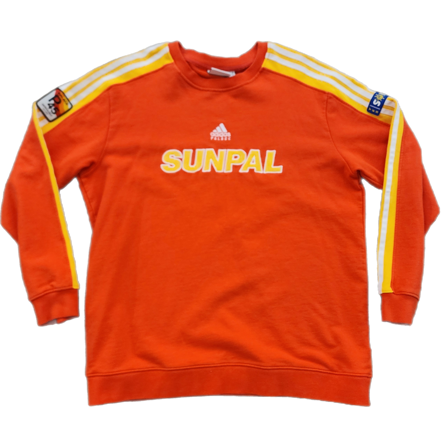 Adidas Palace SunPal Orange Crewneck - Size X-Large