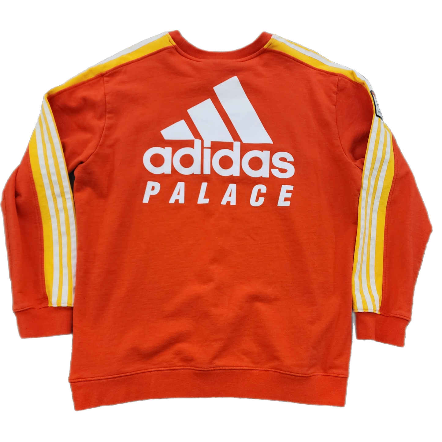 Adidas Palace SunPal Orange Crewneck - Size X-Large