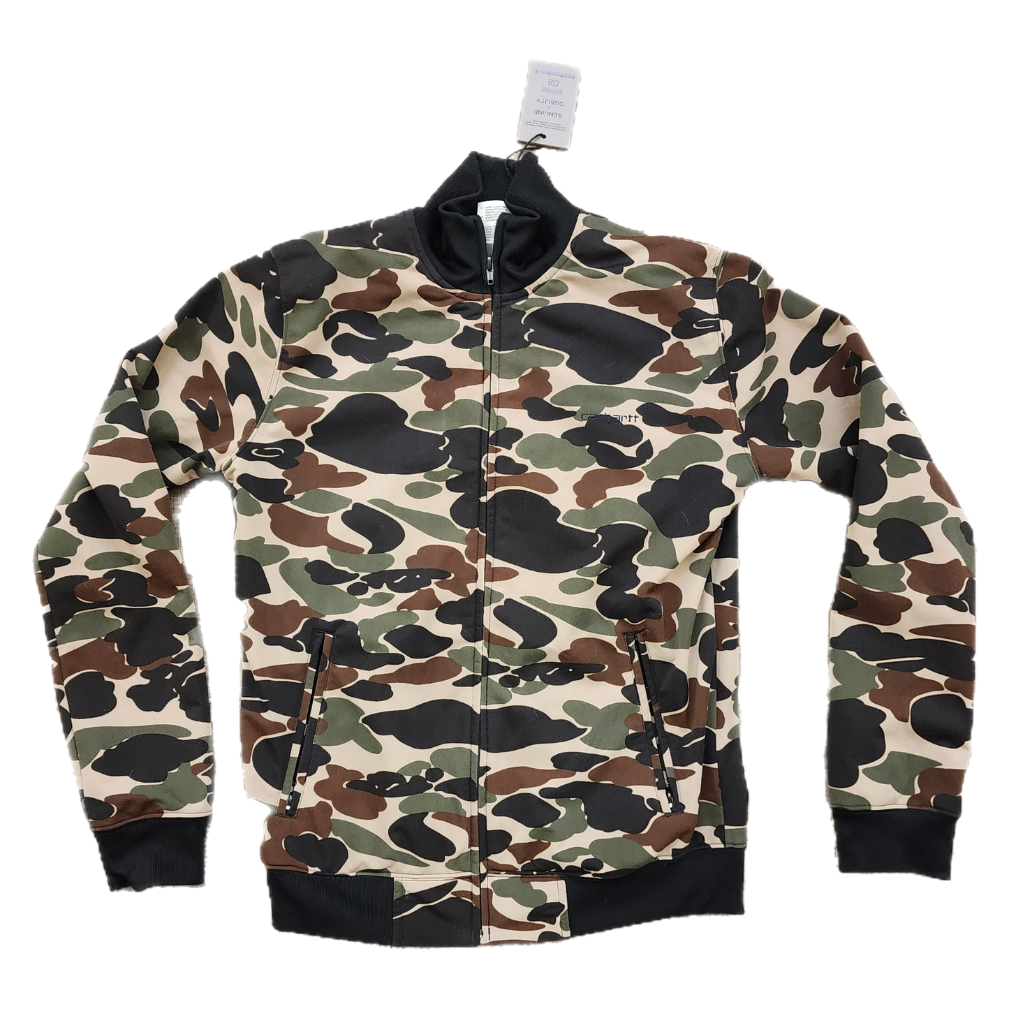 Carhartt Duck Camo Zip Up Jacket- Size Large