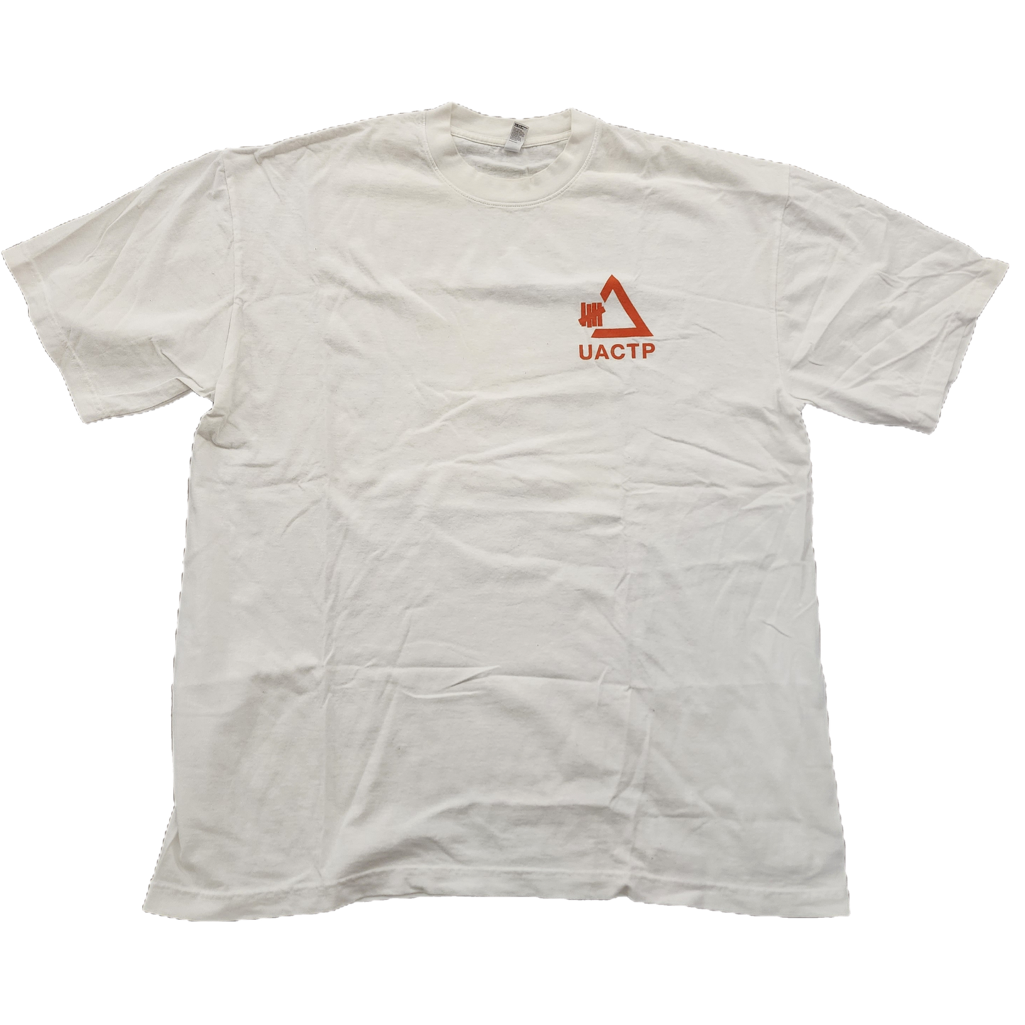 UNDFTD Training And Recovery White Tee - Size X-Large