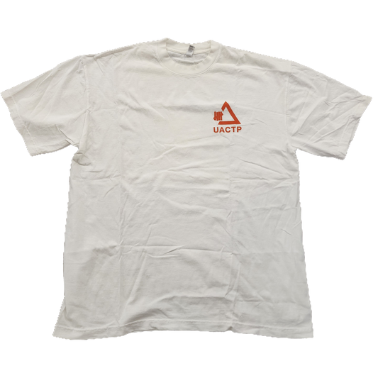 UNDFTD Training And Recovery White Tee - Size X-Large