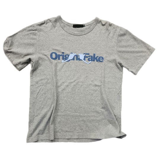 Orginal Fake Logo Grey Tee - Size Large