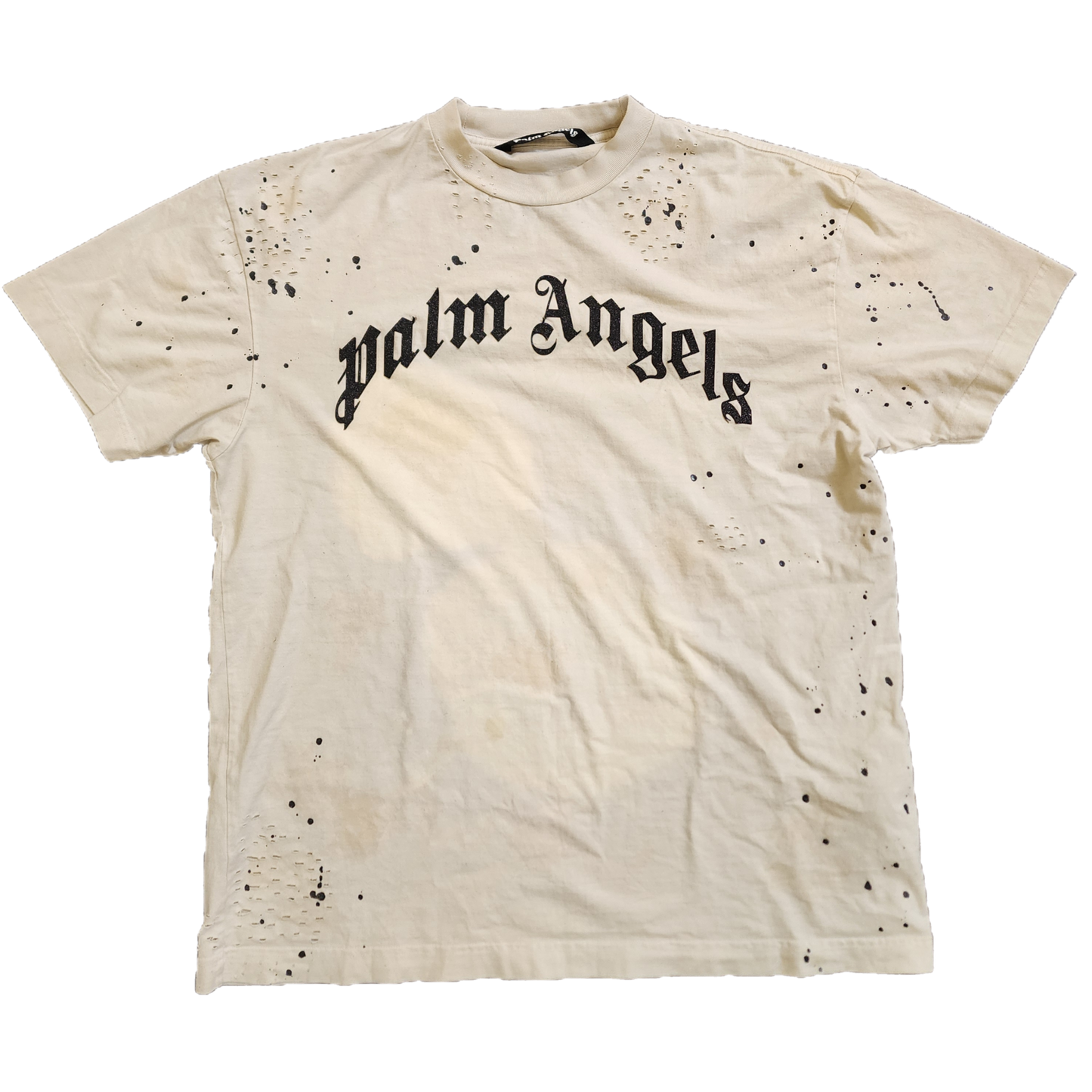 Palm Angels Ripped Tee - Size Large