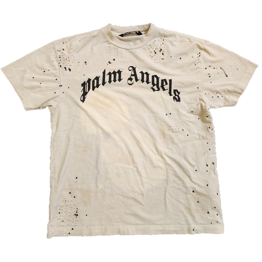 Palm Angels Ripped Tee - Size Large