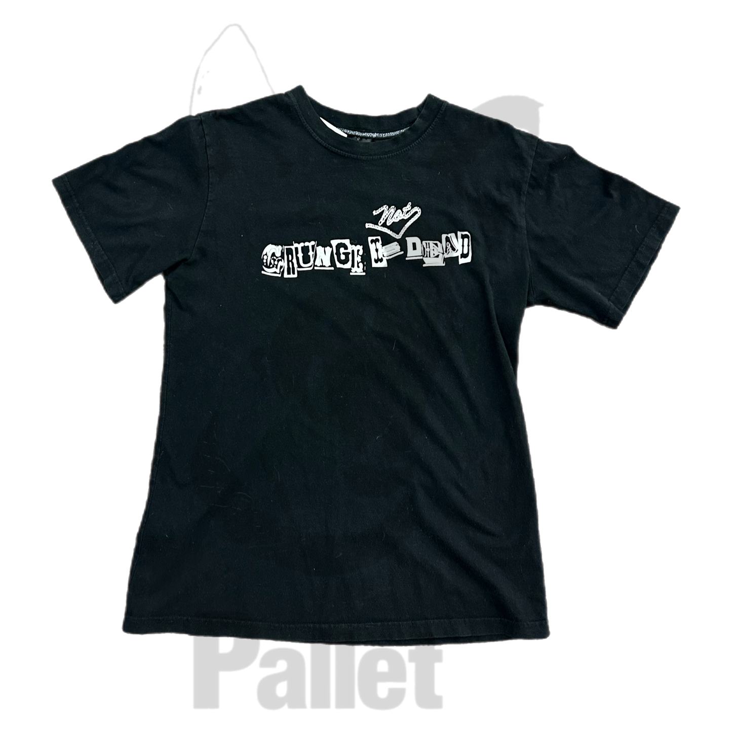 Number Nine -" Grunge Black Tee"- Size Medium