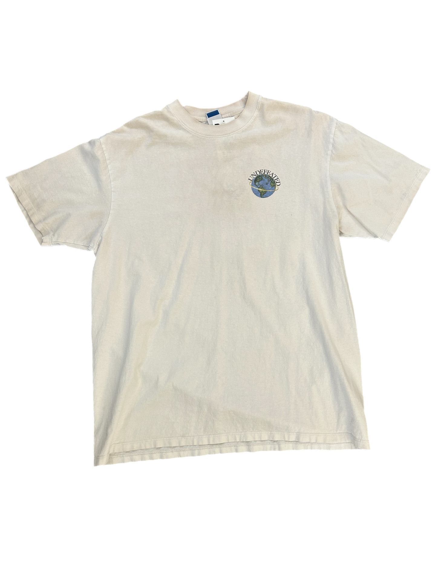 Undefeated World White Tee - Size X-Large