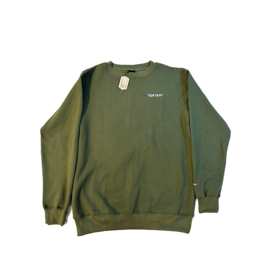 BProud - "Green Crewneck"