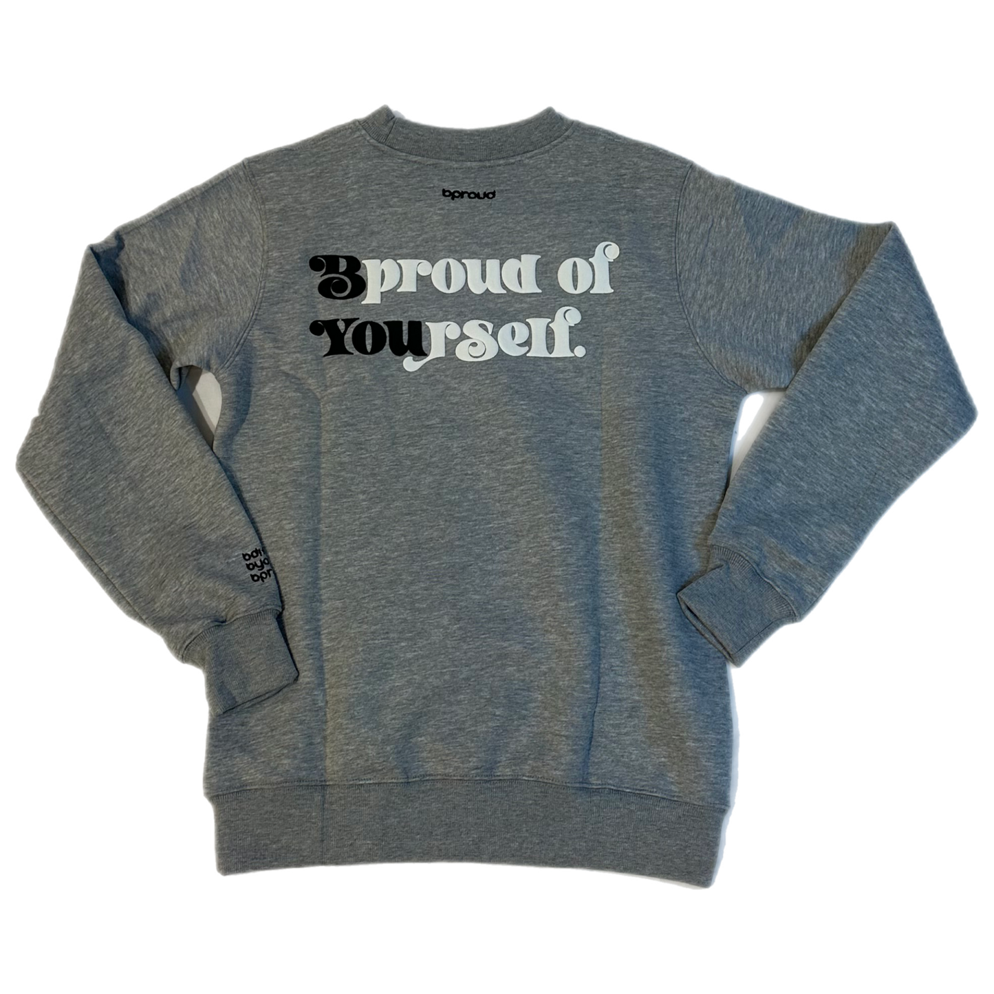 BProud- "Grey Crewneck"