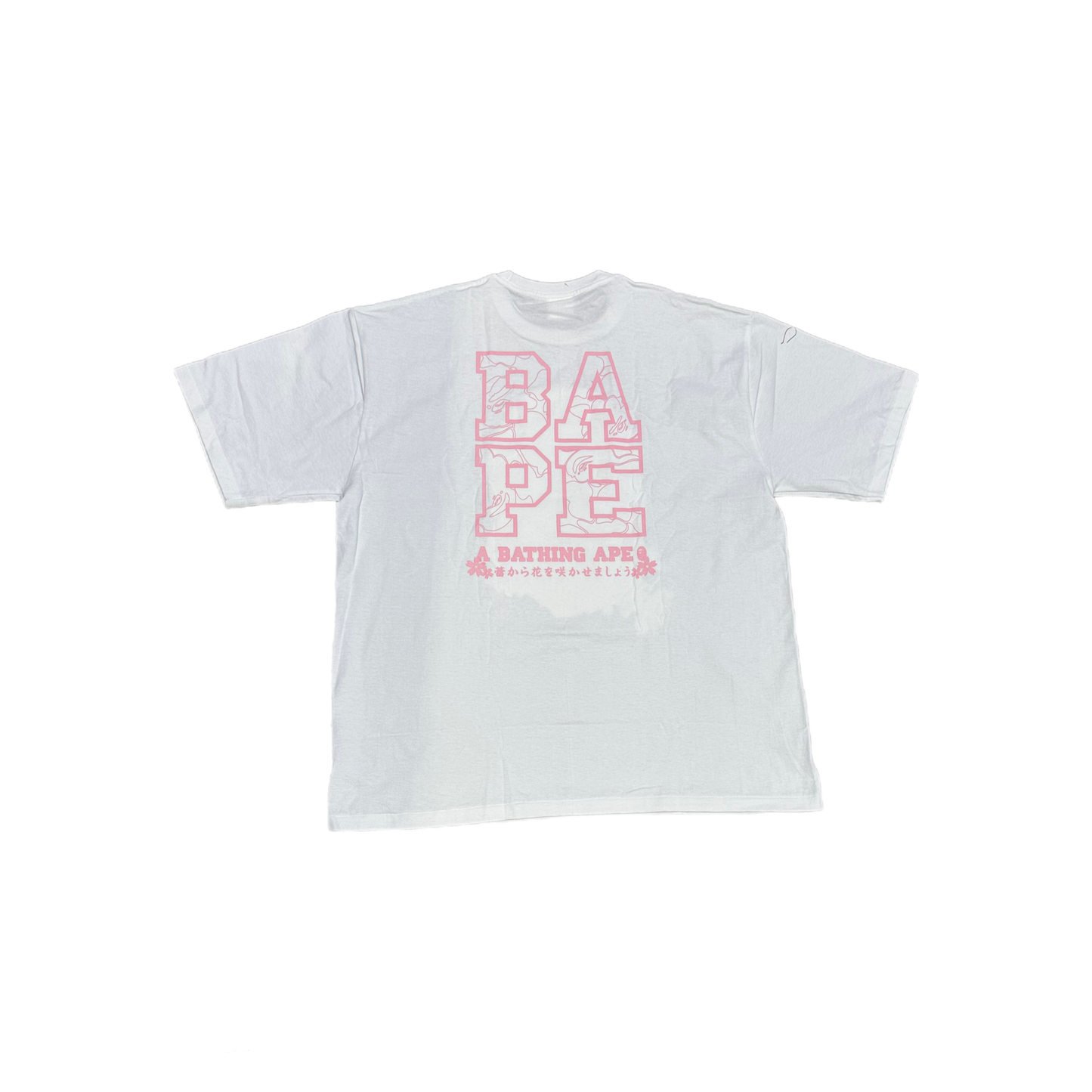 Bape - "Sakura Photo Ape Head Tee"- Size 3X-Large