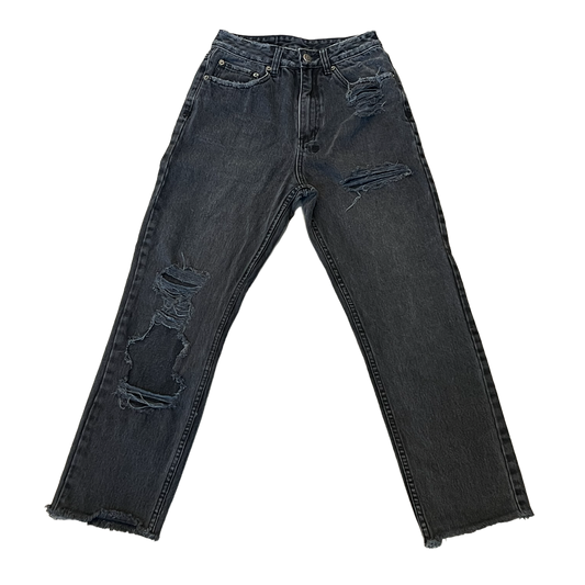 Ksubi - "Black Ripped Denim" - Size 26