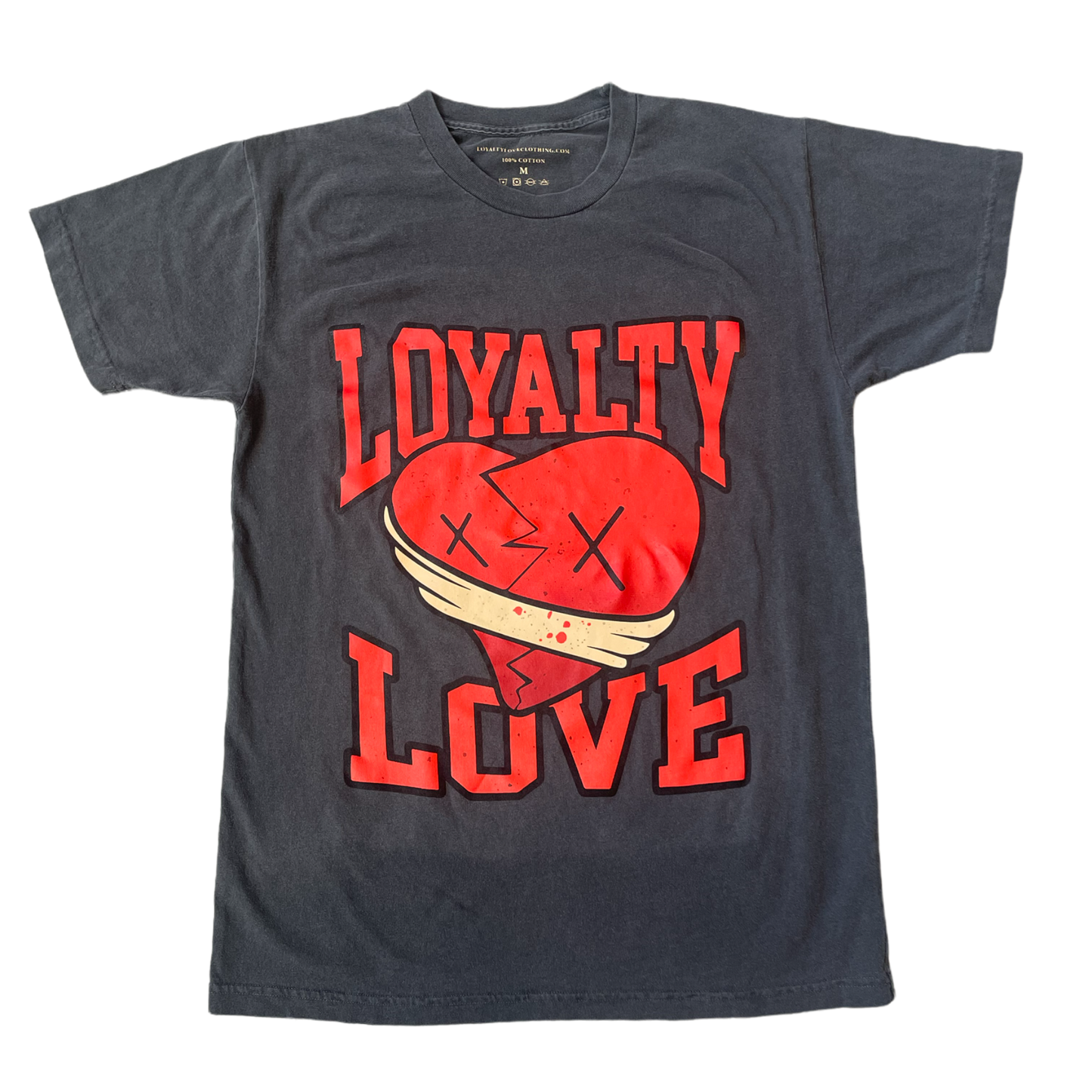 Loyalty Love Heart Grey Tee